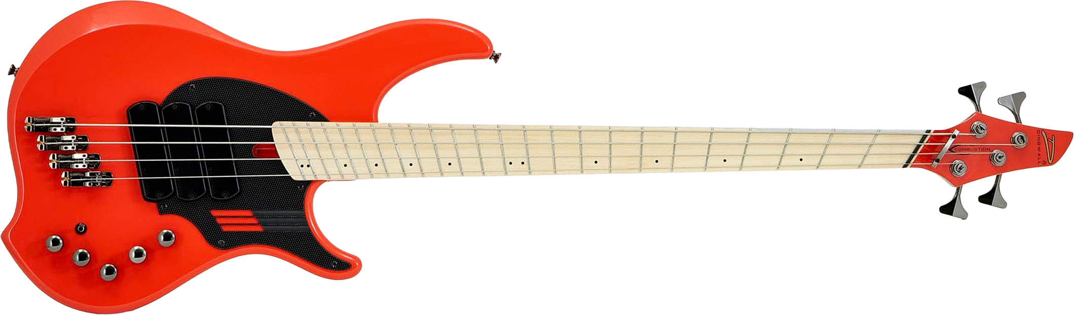 Dingwall Adam Nolly Getgood Ng3 4c Signature 3pu Active Mn - Fiesta Red - Solid body electric bass - Main picture