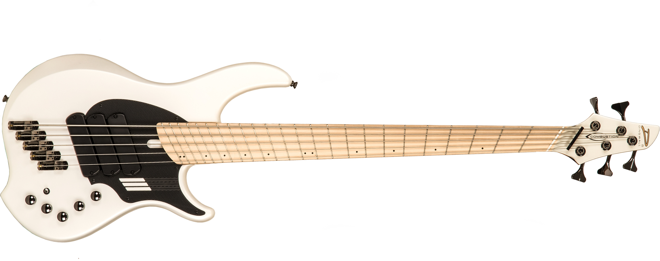 Dingwall Adam Nolly Getgood Ng3 5c Signature 3pu Active Mn - Ducati Pearl White - Solid body electric bass - Main picture