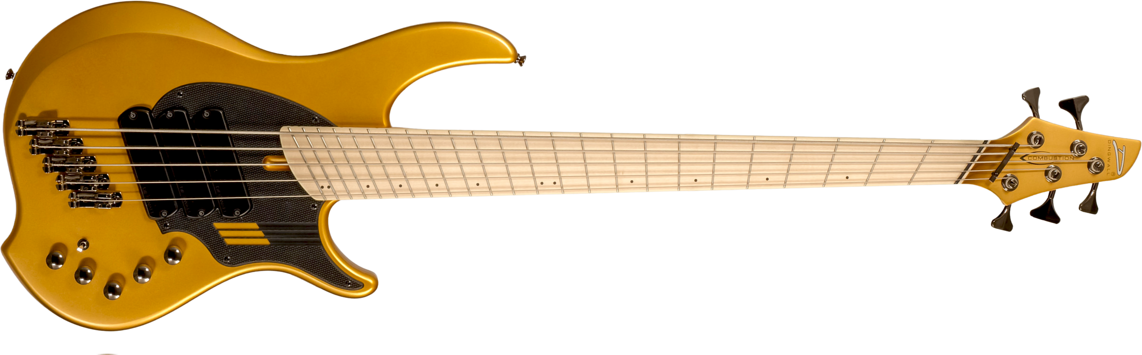 Dingwall Adam Nolly Getgood Ng3 5c Signature 3pu Active Mn - Gold Matte - Solid body electric bass - Main picture