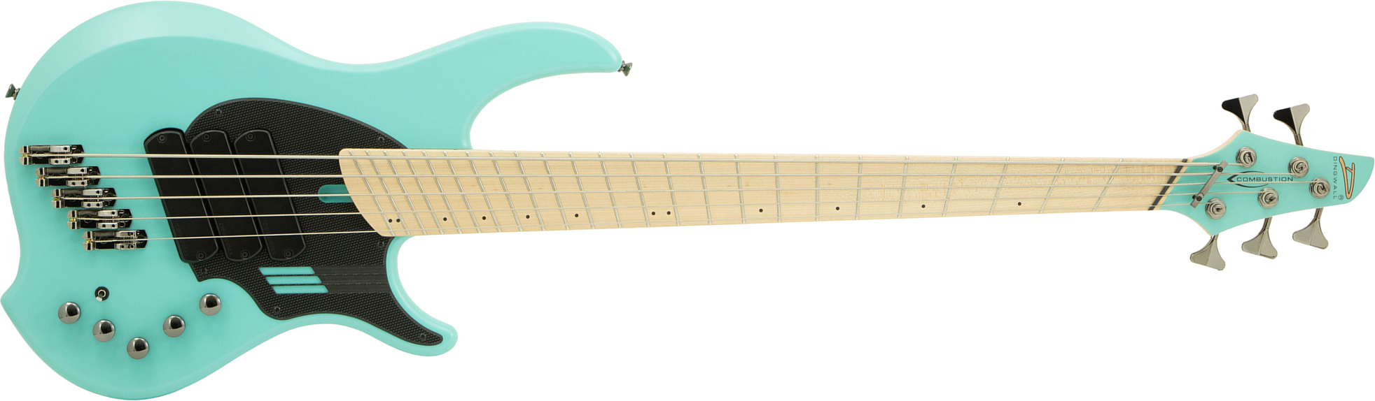 Dingwall Adam Nolly Getgood Ng3 5c Signature 3pu Active Mn - Matte Celestial Blue - Solid body electric bass - Main picture