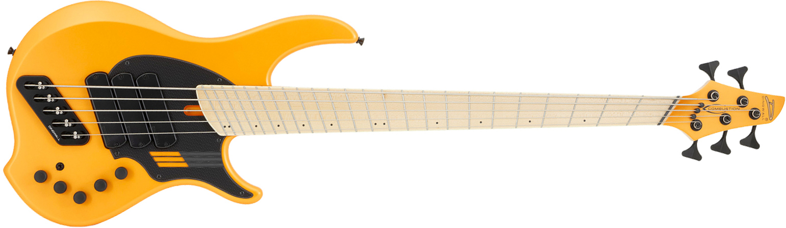 Dingwall Adam Nolly Getgood Ng3 5c Signature 3pu Active Mn - Matte Lambo Orange - Solid body electric bass - Main picture