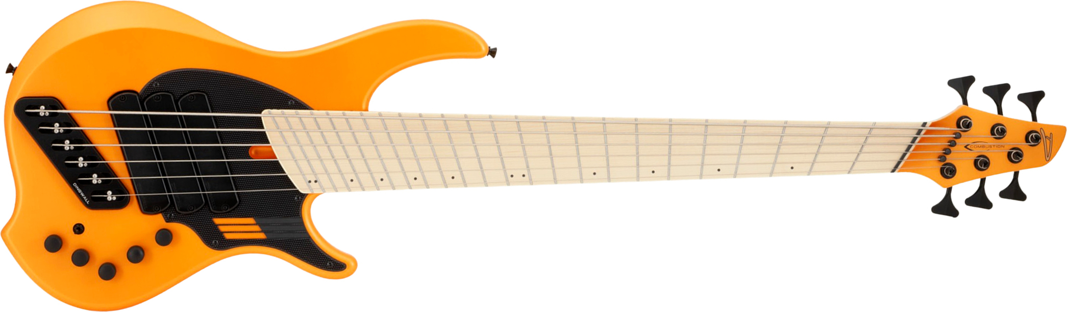 Dingwall Adam Nolly Getgood Ng3 6c Signature 3pu Active Mn - Matte Lambo Orange - Solid body electric bass - Main picture