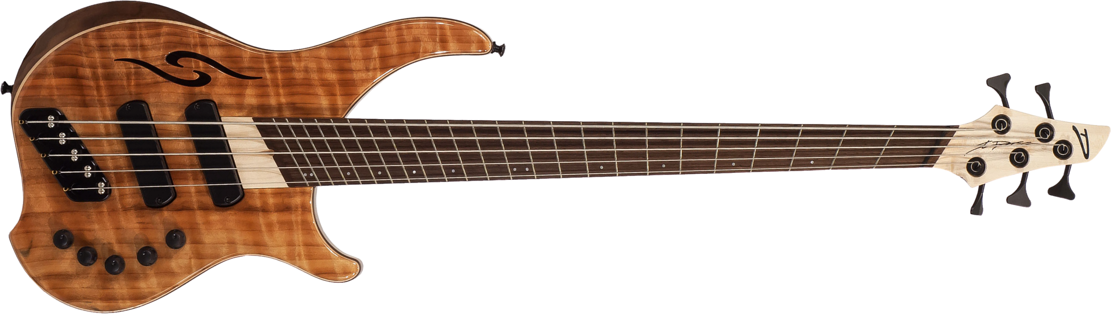 Dingwall Afterburner Ii 5 2-pickups Wen +housse - Natural - Solid body electric bass - Main picture