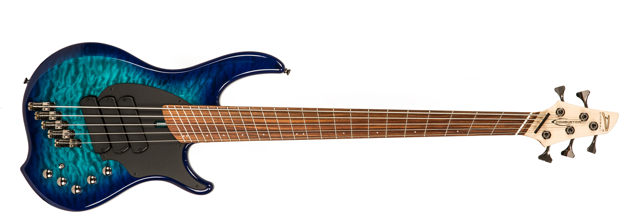 Dingwall Combustion 5 3-pickups Pf +housse - Whalepool Burst - Solid body electric bass - Main picture