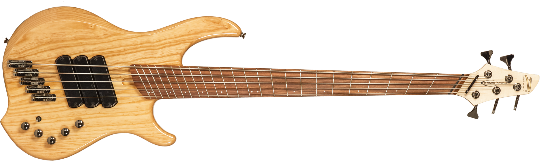 Dingwall Combustion Cb3 5c 3pu Active Pf - Natural Gloss - Solid body electric bass - Main picture