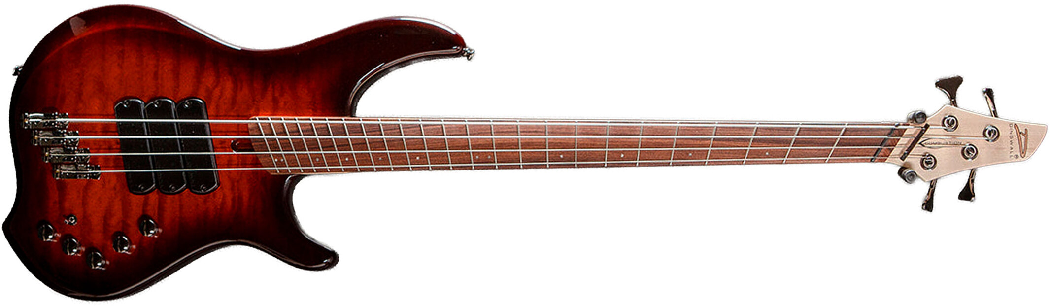 Dingwall Combustion Cb3 5c 3pu Active Pf - Vintage Burst Gloss - Solid body electric bass - Main picture