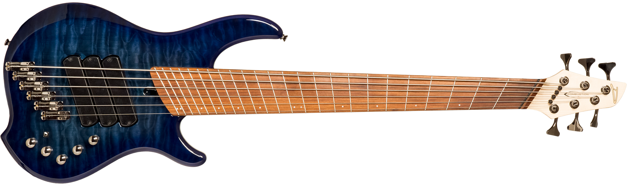 Dingwall Combustion Cb3 6c 3pu Active Pf - Indigo Burst - Solid body electric bass - Main picture