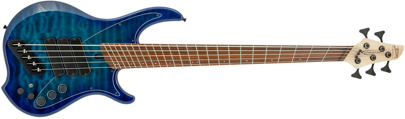 Dingwall Combustion Nashville Cn3 5c 3pu Active Pf - Indigo Burst - Solid body electric bass - Main picture