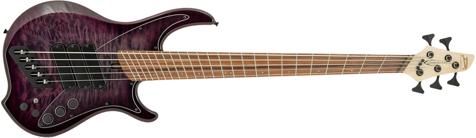 Dingwall Combustion Nashville Cn3 5c 3pu Active Pf - Ultraviolet Burst - Solid body electric bass - Main picture