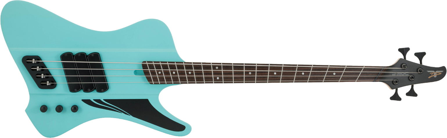Dingwall D-roc Standard-3 4c 3pu Active Pf - Matte Celestial Blue - Solid body electric bass - Main picture
