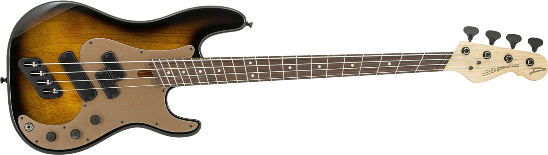 Dingwall Sp1 4c Rw - Gloss Vintage Burst - Solid body electric bass - Main picture