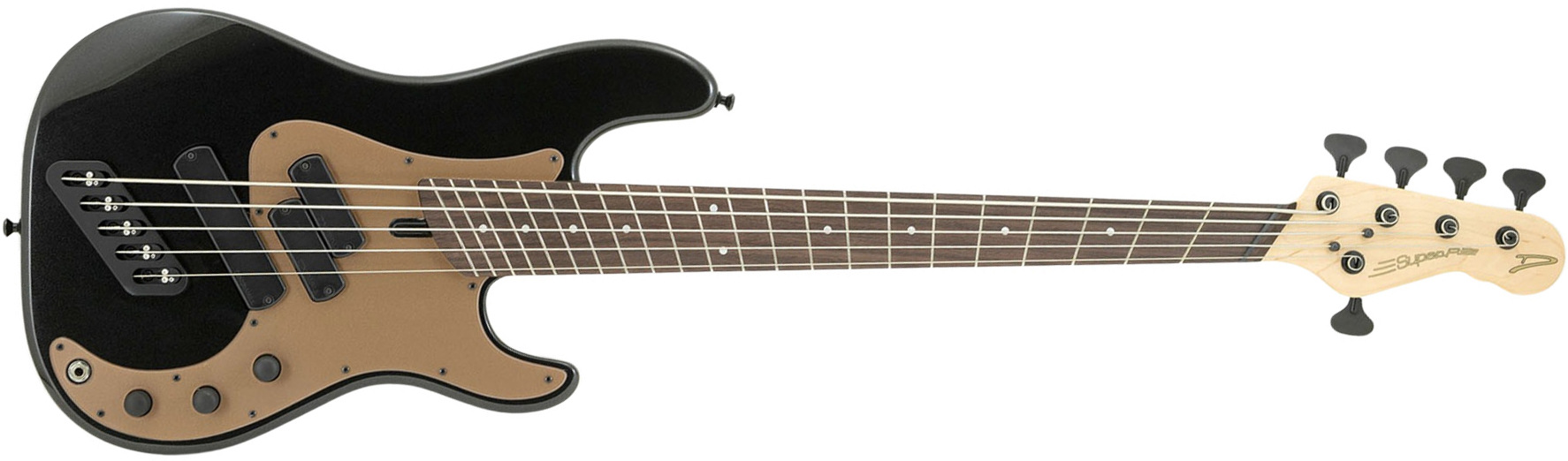 Dingwall Sp1 5c Rw - Gloss Metallic Black - Solid body electric bass - Main picture