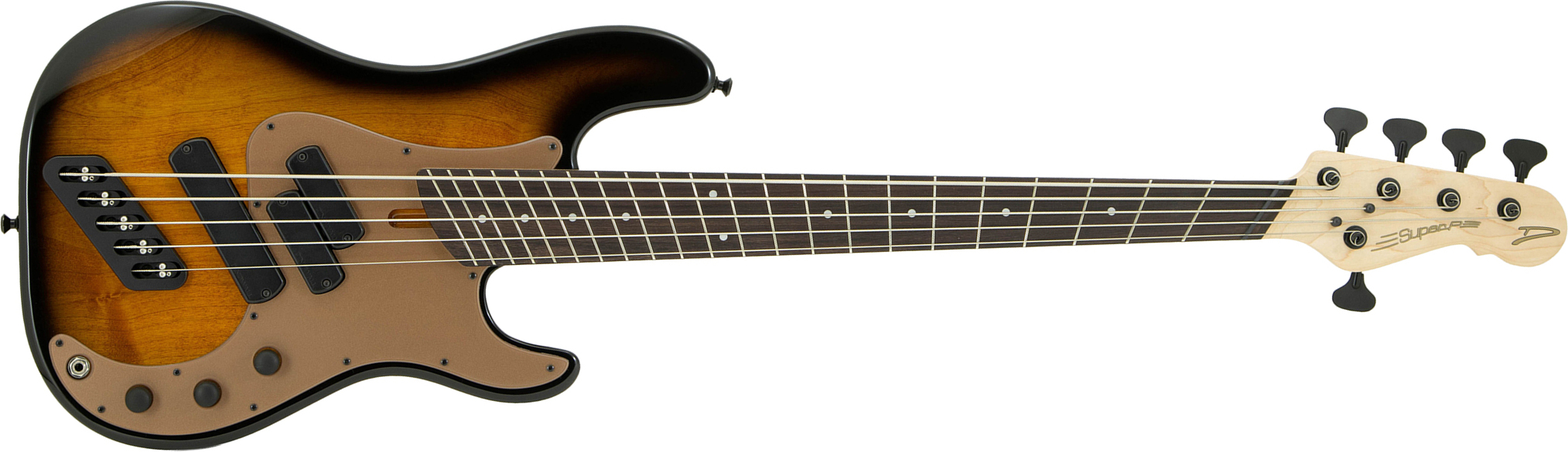 Dingwall Sp1 5c Rw - Gloss Vintage Burst - Solid body electric bass - Main picture