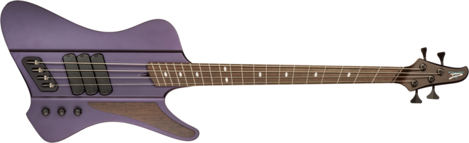Dingwall Custom Shop D-ROC 3-pickups 4-string #6982 - Purple to faded black