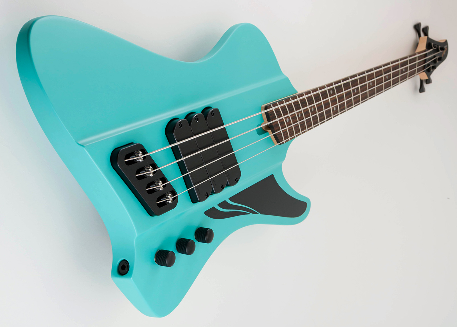 Dingwall D-roc Standard-3 4c 3pu Active Pf - Matte Celestial Blue - Solid body electric bass - Variation 1