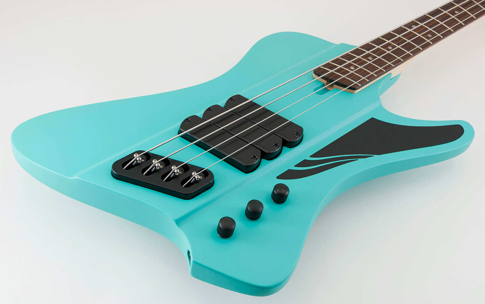 Dingwall D-roc Standard-3 4c 3pu Active Pf - Matte Celestial Blue - Solid body electric bass - Variation 2