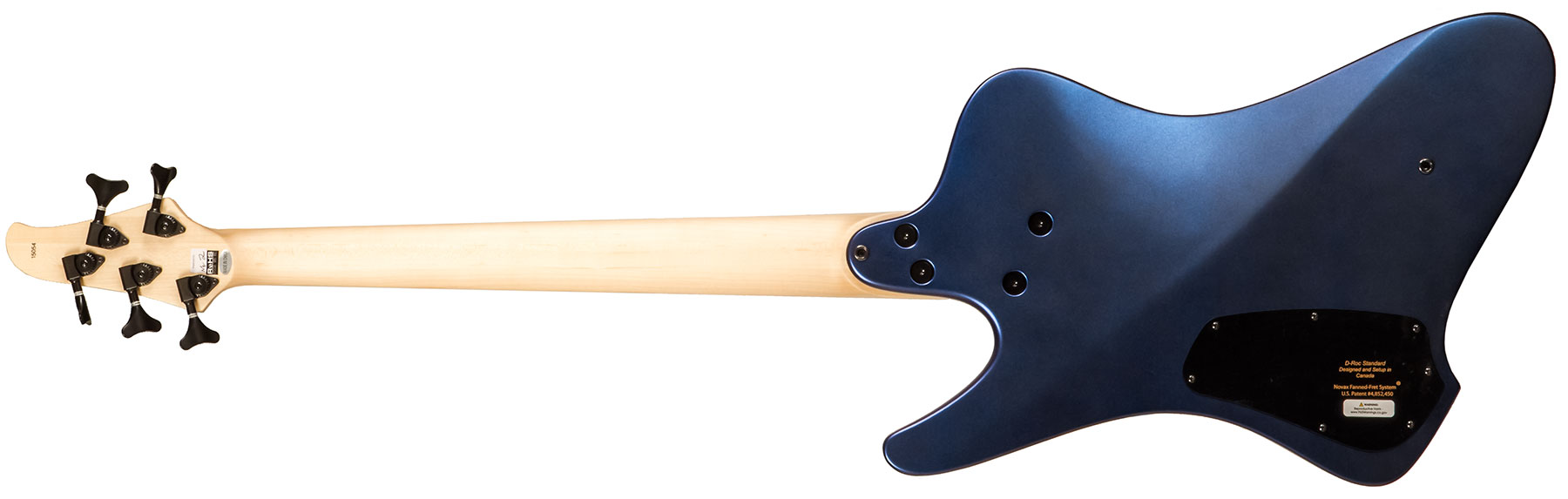 Dingwall D-roc Standard-3 5c 3pu Active Pf - Blue To Purple Colorshift - Solid body electric bass - Variation 1
