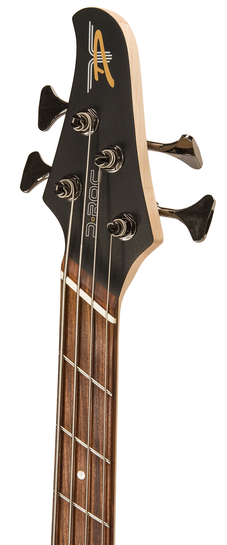 Dingwall D-roc Standard 4c 3-pickups Rw - Matte Metallic Black - Solid body electric bass - Variation 4