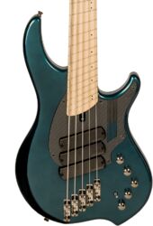 Solid body electric bass Dingwall Adam Nolly Getgood NG3 5 3-Pickups - Black forrest green