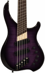 Solid body electric bass Dingwall Afterburner I 5 2-Pickups (WEN) +Bag - Purple blackburst 