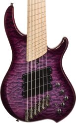 Solid body electric bass Dingwall Combustion 6 3-Pickups (MN) - Ultraviolet