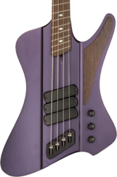 Solid body electric bass Dingwall Custom Shop D-ROC 3-pickups 4-string #6982 - Purple To Faded Black