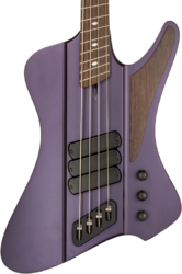 Solid body electric bass Dingwall Custom Shop D-ROC 3-pickups 4-string #6982 - Purple to faded black