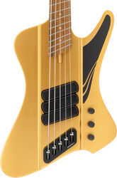 Solid body electric bass Dingwall D-ROC Standard 3-pickups (5-String, PF) - Matte Metallic Gold
