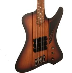 Solid body electric bass Dingwall D-ROC 4 Standard 3-pickups (PF) - Vintage burst