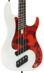Solid body electric bass Dingwall SP1 - Matte Ducati Pearl White