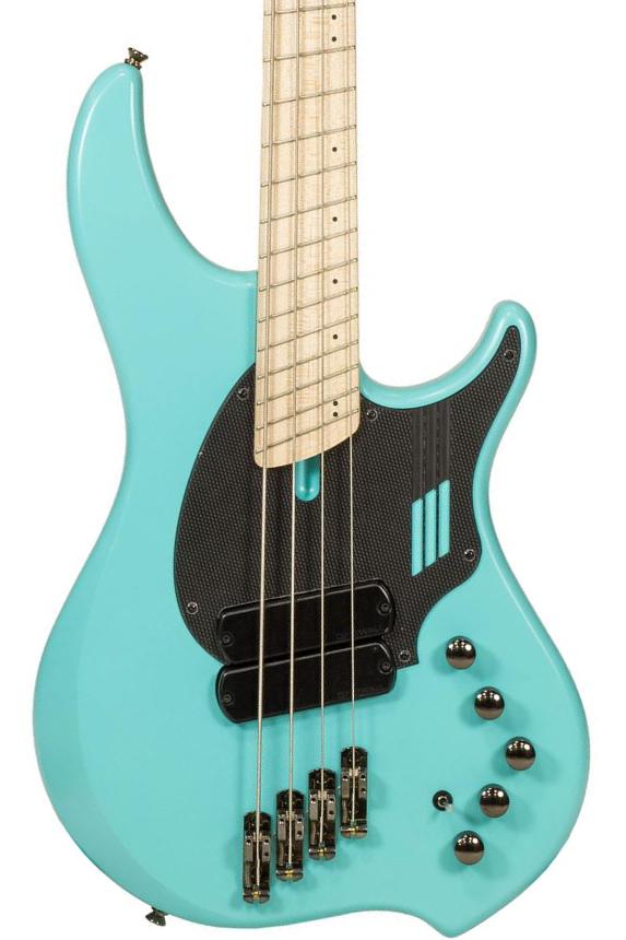 Solid body electric bass Dingwall Adam Nolly Getgood NG2 2-Pickups - Matte celestial blue