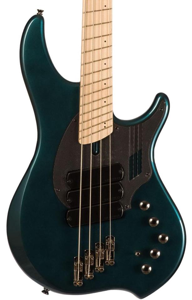 Solid body electric bass Dingwall Adam Nolly Getgood NG3 3-Pickups - Black forest green
