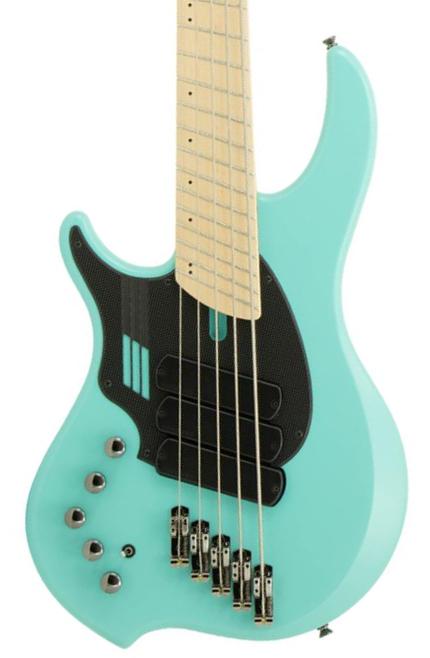 Solid body electric bass Dingwall Adam Nolly Getgood NG3 3-Pickups LH (5-String, MN) - Matte Celestial Blue