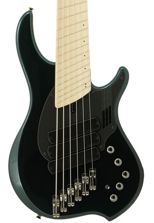 Solid body electric bass Dingwall Adam Nolly Getgood NG3 3-Pickups (6-String) - Black Forrest Green