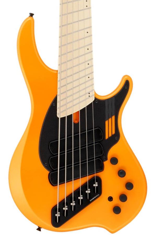 Solid body electric bass Dingwall Adam Nolly Getgood NG3 3-Pickups (6-String) - Matte Lambo Orange