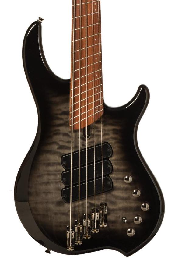 Solid body electric bass Dingwall Combustion 5 3-Pickups (PF) - 2-tone burst