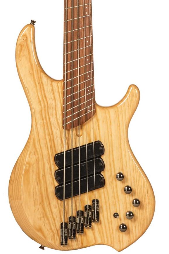 Solid body electric bass Dingwall Combustion 5 3-Pickups (PF) - Natural gloss