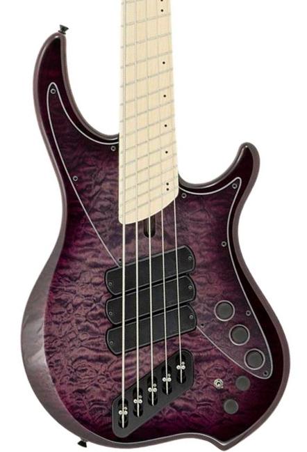 Nashville Combustion 3-Pickups (5-String, MN) - ultraviolet burst