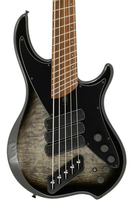 Solid body electric bass Dingwall Nashville Combustion 3-Pickups (5-String, PF) - 2-Tone Black Burst