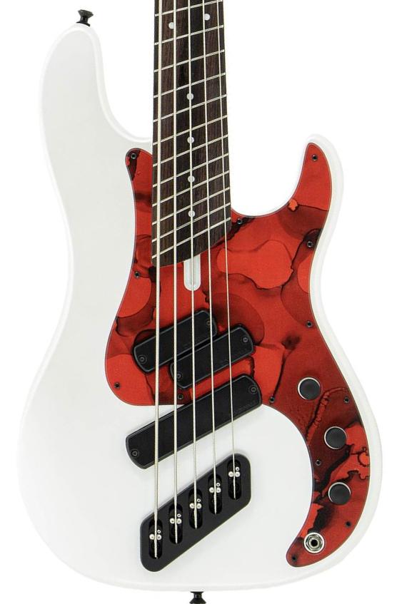 Solid body electric bass Dingwall SP1 5-String - Ducati Pearl White