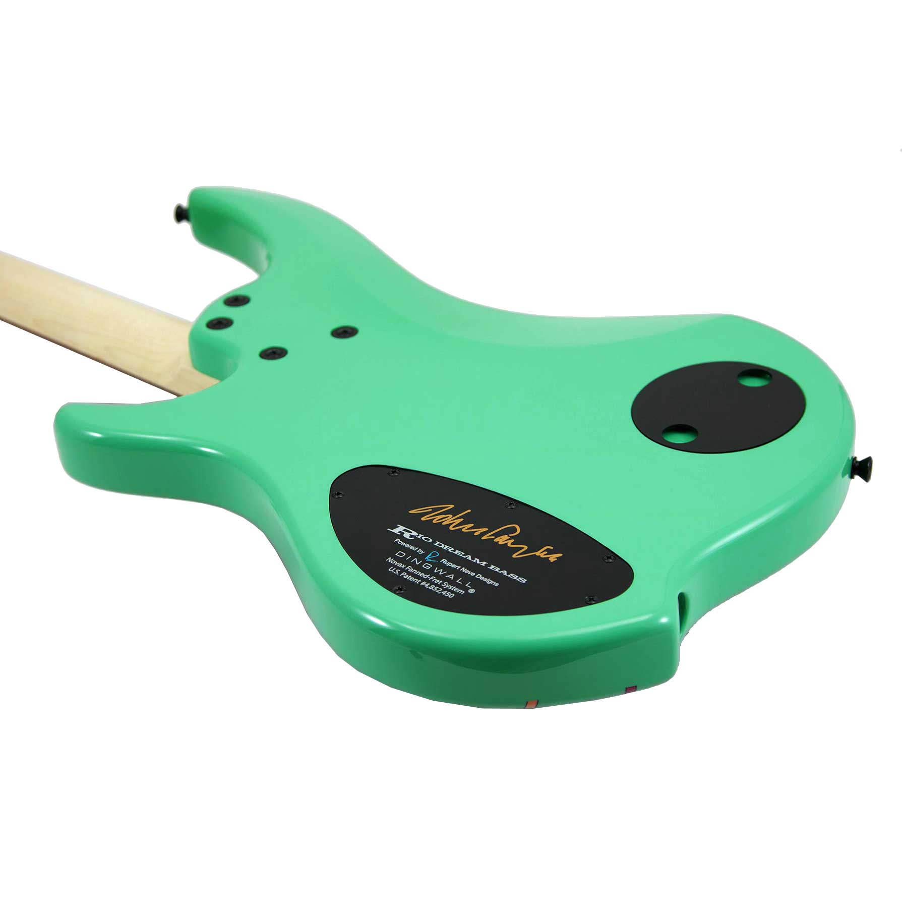 Dingwall John Taylor Rio Dream Jt3 4c Signature 3pu Active Pf - Seafoam Green - Solid body electric bass - Variation 3