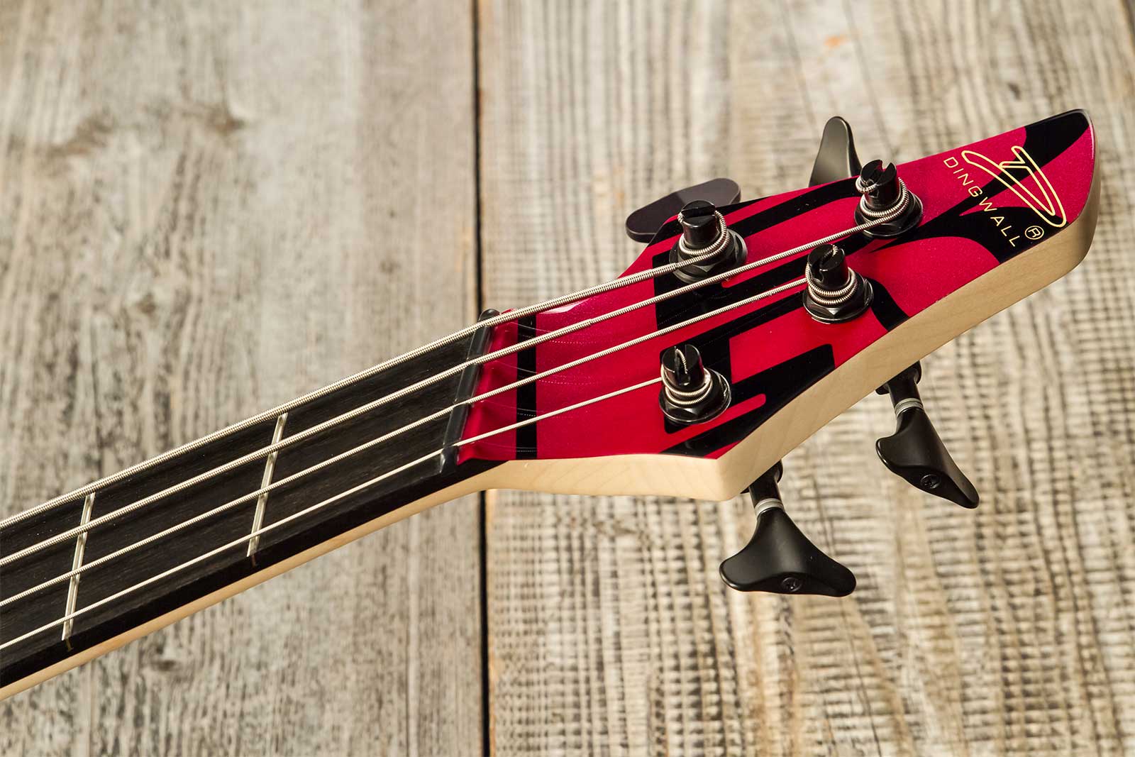 Dingwall John Taylor Rio Dream Jt3 Ltd 4c 3pu Active Eb - Cranberry Pearl - Solid body electric bass - Variation 8
