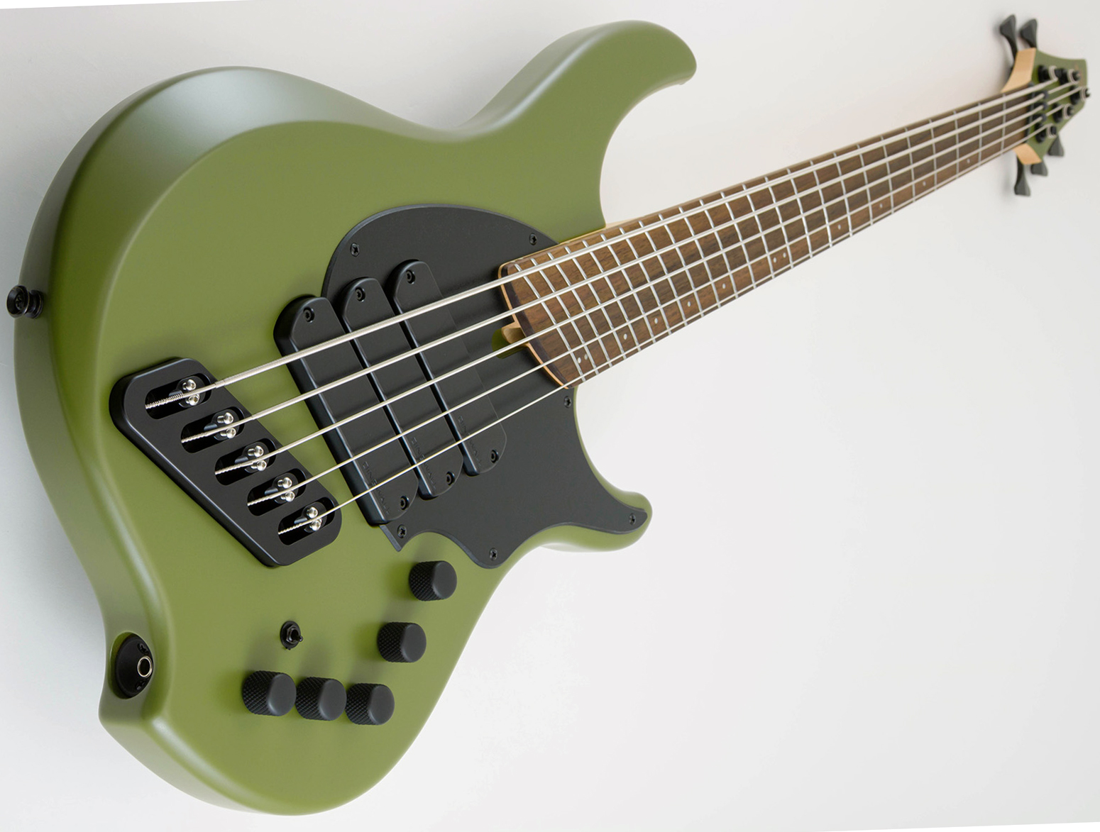Dingwall Kyle Konkiel Combustion 5c 3pu Active Rw - Matte Army Green - Solid body electric bass - Variation 1
