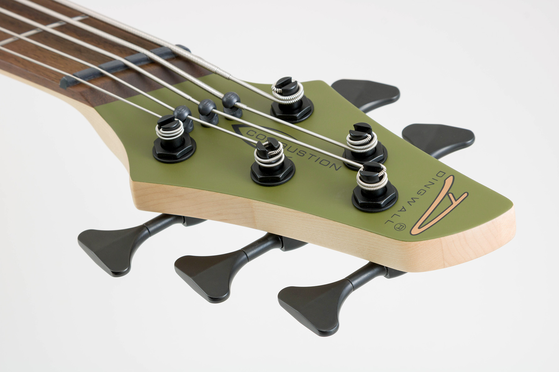 Dingwall Kyle Konkiel Combustion 5c 3pu Active Rw - Matte Army Green - Solid body electric bass - Variation 3
