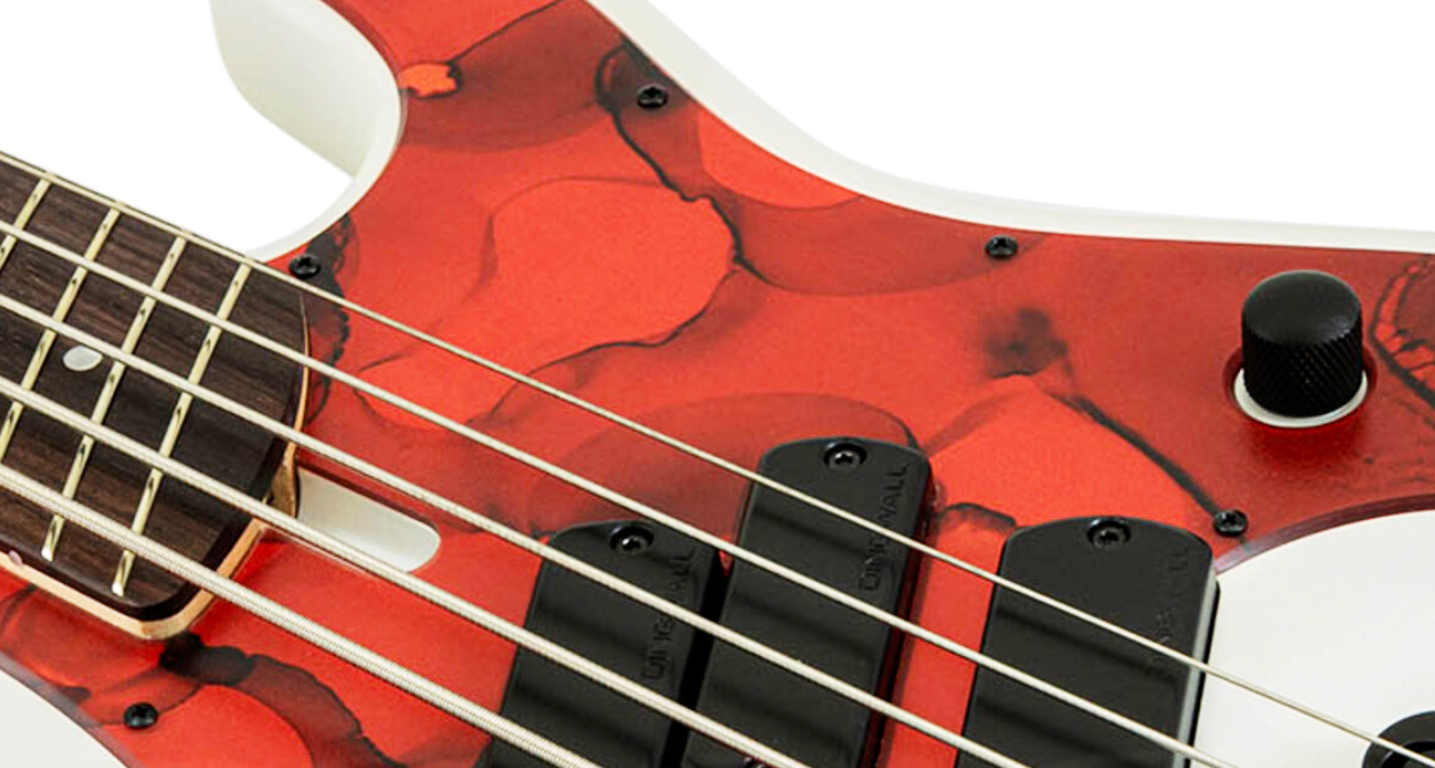 Dingwall Sp1 5c Rw - Ducati Pearl White - Solid body electric bass - Variation 2