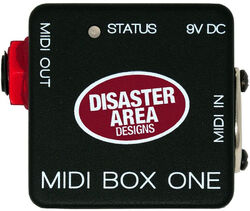 Midi controller Disaster area MIDI Box One DIN To 6.35mm Jack Converter
