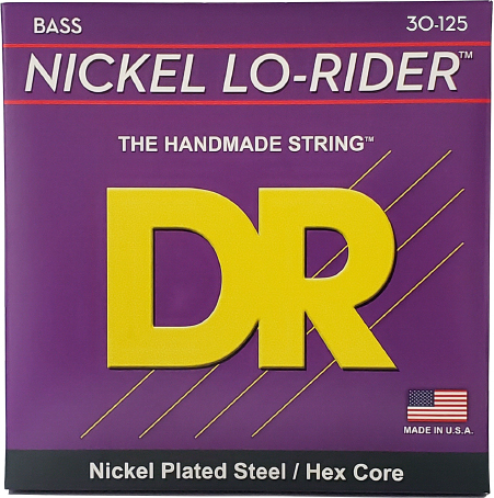 Dr Lo-rider Nickel Plated Steel 30-125 - Electric bass strings - Main picture