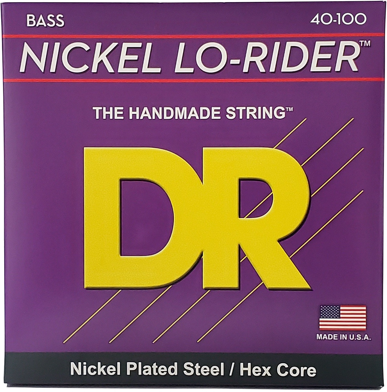 Dr Lo-rider Nickel Plated Steel 40-100 - Electric bass strings - Main picture
