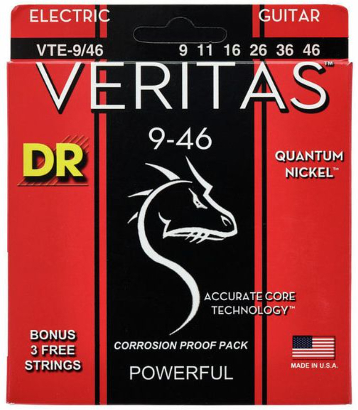 Dr Vte-9/46 Veritas Electric Guitar 6c 9-46 - Electric guitar strings - Main picture