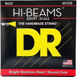 Electric bass strings Dr HI-BEAMS Stainless Steel 45-105 Short Scale - Set of 4 strings